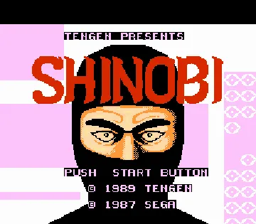 Shinobi (USA) (Unl) screen shot title